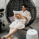 father at a spa